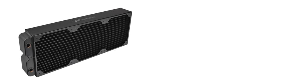 A Pacific C360 Radiator is slightly directed to the left